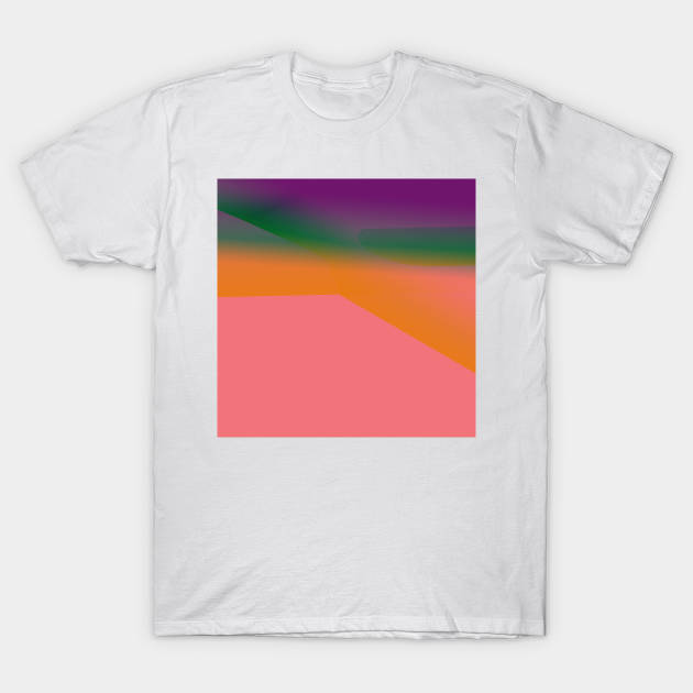 multicolored gradient T-Shirt by Artistic_st